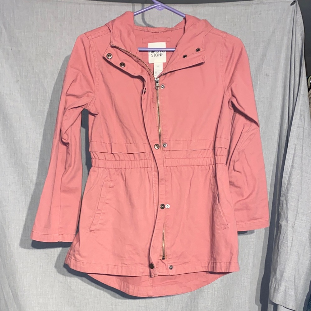 Sioni Pink Kids Utility Jacket
